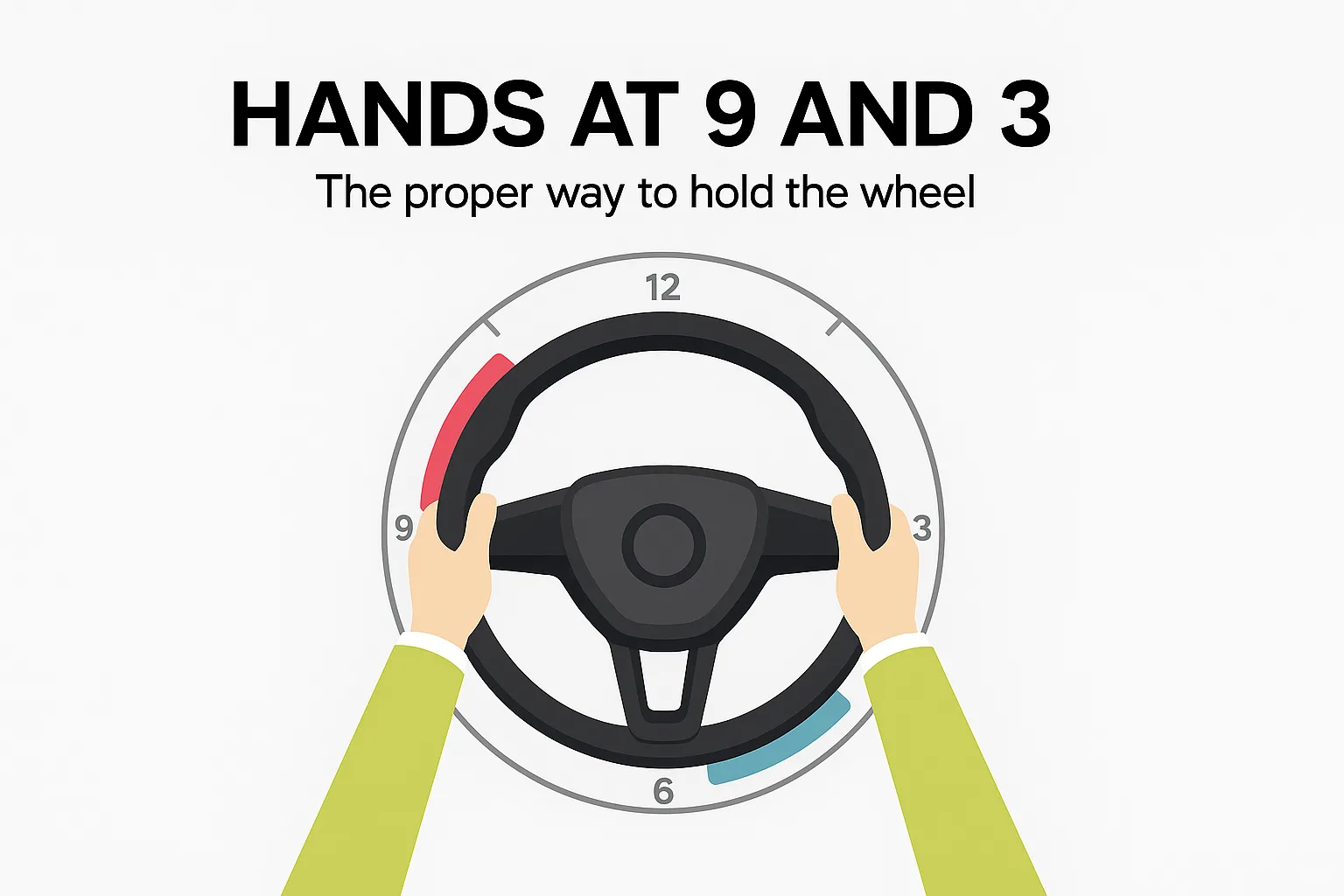 Hand position on wheel