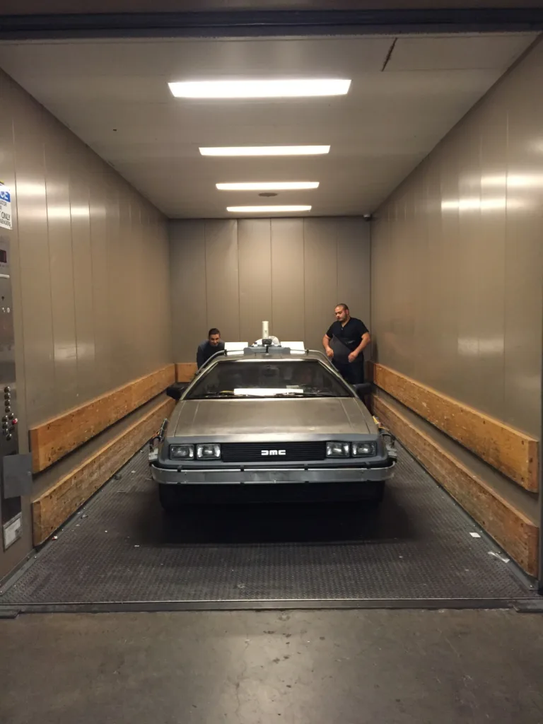 Shipping the DeLorean DMC-12 Time Machine