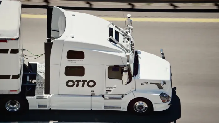 Otto self-driving truck