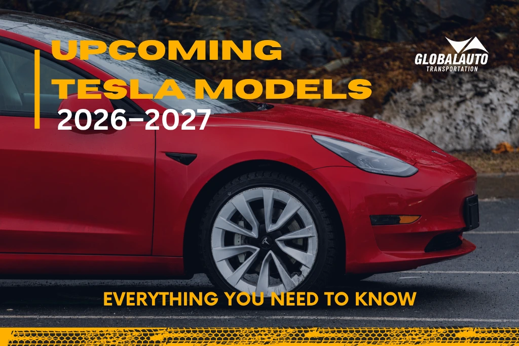 Cover Photo Depicting a New Red Tesla Model on a Road with the Blog Heading
