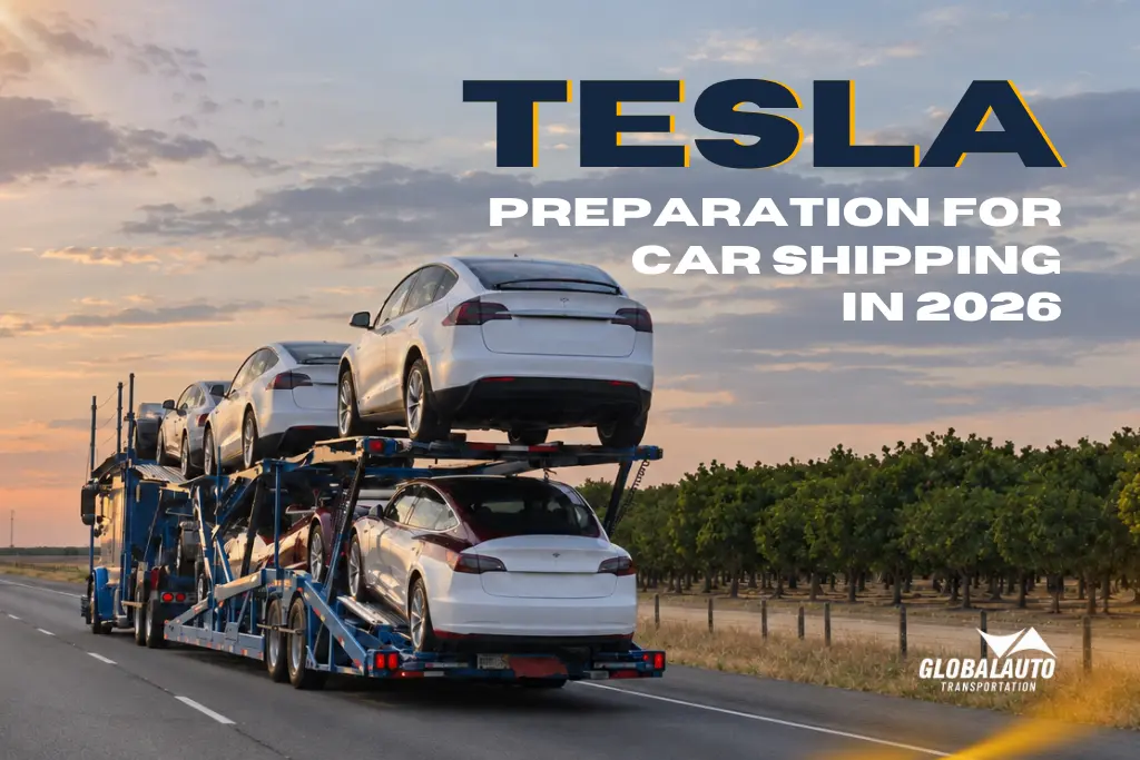 tesla car shipping in US